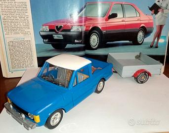 Burago Range Rover pick up con carrello 1 24