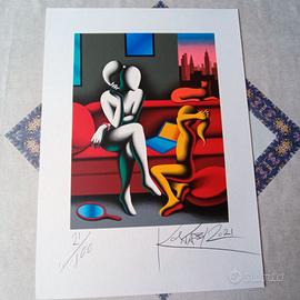Kostabi Mark, serigrafia,numerata/firmata