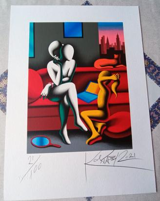 Kostabi Mark, serigrafia,numerata/firmata