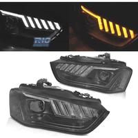 FARI PER AUDI A4 B8 12-15 XENON LED DINAMICI NERI