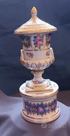 Urna Porcellana Dresda Carl Thieme antica