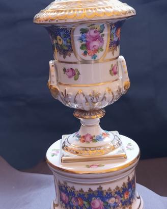 Urna Porcellana Dresda Carl Thieme antica