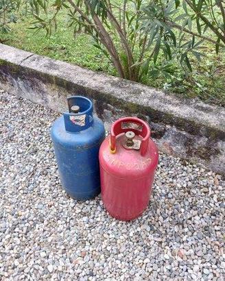 2 bombole gas ricaricabili 10 kg per camper o BBQ