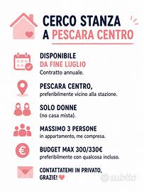 Stanza Pescara Centro