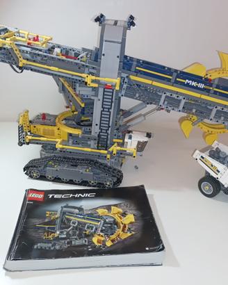 LEGO Techinc 42055 Bucket Wheel ESCAVATORE USATO
