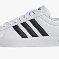 Adidas Uomo Grand Court 2.0 scarpe bianco nero