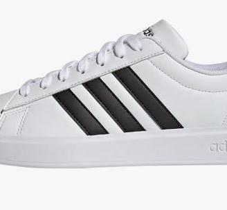 Adidas Uomo Grand Court 2.0 scarpe bianco nero