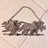 Appendiabiti da parete in ottone