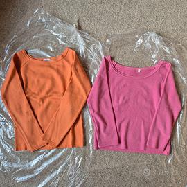 Maglioncini cotone e felpe cotone donna tg XS e S