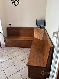Cassa panca legno massello