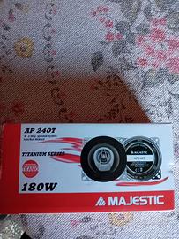 Coppia Altoparlanti Auto Majestic AP 240T - 100mm