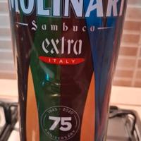 bottiglia, MOLINARI Sambuca extra ITALY. 
75 anniv