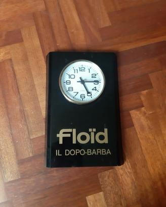 Orologio pubblicitario vintage Floid il dopobarba.