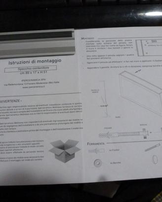 specchio contenitore arredo bagno.