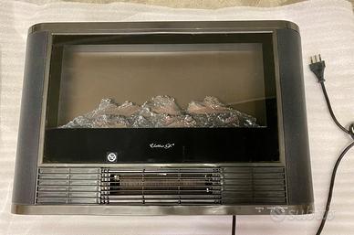 Stufa elettrica effetto caminetto