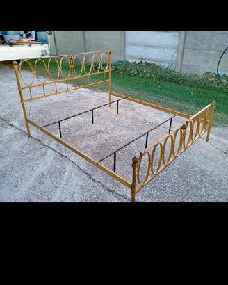 letto matrimoniale in ottone 