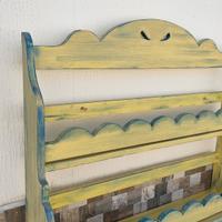 Piattaia in legno shabby chic