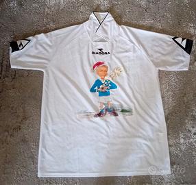 Maglia Calcio Diadora Bianca Vintage 