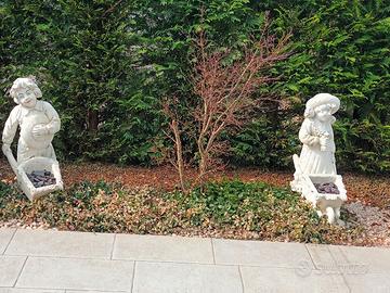 statue giardino