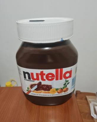 barattolo nutella salvadanaio h27cm collezionismo