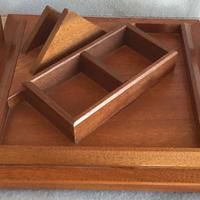 Porta lettere e accessori scriv. anni 80