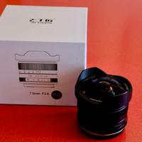7artisans 7.5mm f/2.8 fish eye per MFT