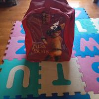 Sacca gatto con gli stivali più palline