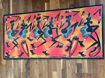 Quadro etnico tela originale Africa