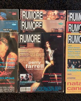 Rivista Rumore Prima Annata 1992