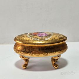 Piccolo portagioie in porcellana Limoges France