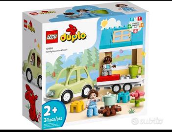 due lego duplo 10986 10955 casa su ruote roulotte 