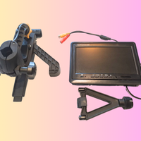 Monitor 16-9 a colori 7 pollici 12 V. per Auto