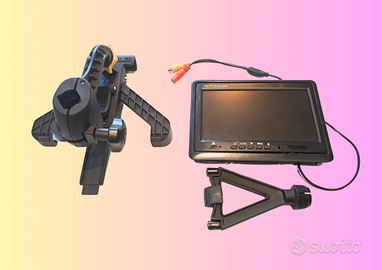 Monitor 16-9 a colori 7 pollici 12 V. per Auto