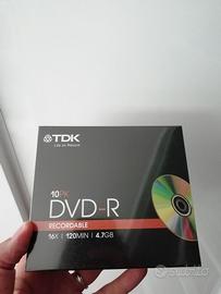 DVD-R TDK confezione da 10 pezzi