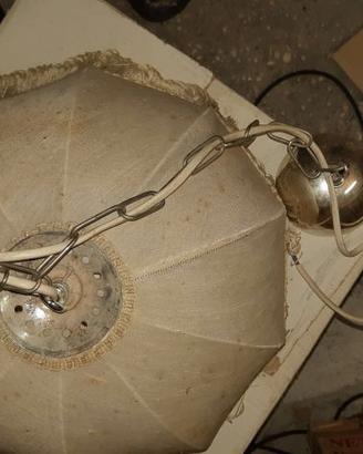 lampadario in tessuto
