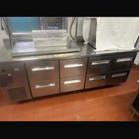 Banchi frigo e tavolo in acciaio inox 100 al pezzo