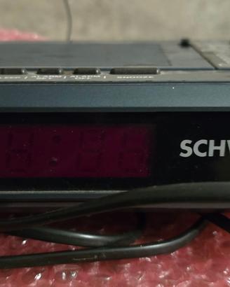 Radio sveglia vintage Schwartz digitale