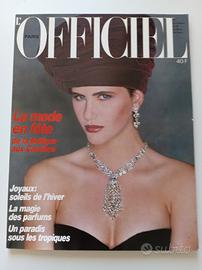 Rivista L'Officiel Paris n.728 dic. 1986 raro .