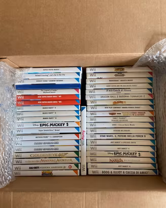 Videogiochi Wii, PS2, PS3, PS4, PS5 e Xbox