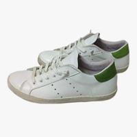 Sneakers basse uomo pelle bianche 