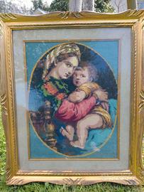 Quadro Madonna con bambino 