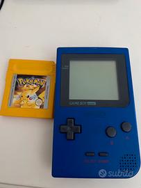 Nintendo Game Boy blu + pokemon giallo