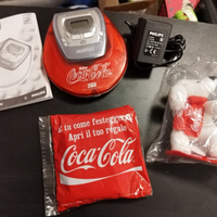 BOTTIGLIE, LETTORE CD, ORSETTO della COCA-COLA