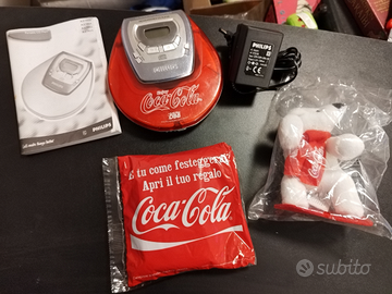 BOTTIGLIE, LETTORE CD, ORSETTO della COCA-COLA
