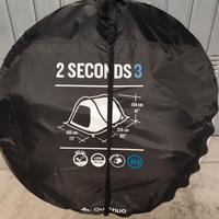 tenda decathlon 2 seconds 3 posti
