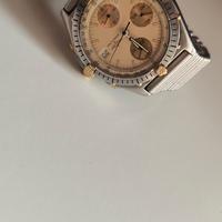 breitling crono 1990 oro doppio cinturino