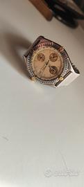 breitling crono 1990 oro doppio cinturino