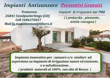impianti per zanzare