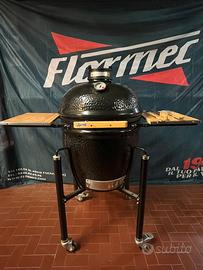 Kamado Monolith Classic Basic nero con carrello