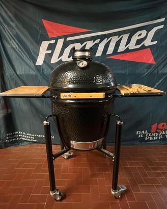 Kamado Monolith Classic Basic nero con carrello